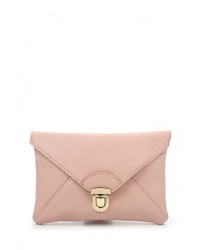Розовый кожаный клатч от Jennyfer