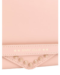 Розовый кожаный клатч от Marc Ellis