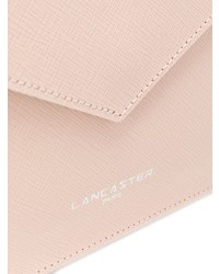 Розовый кожаный клатч от Lancaster