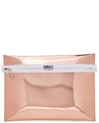 Розовый кожаный клатч от Maison Margiela
