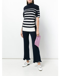 Розовый кожаный клатч от Tod's