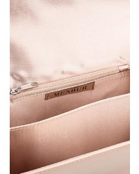 Розовый кожаный клатч от Menbur
