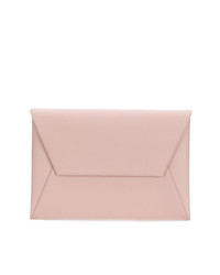 Розовый кожаный клатч от MM6 MAISON MARGIELA