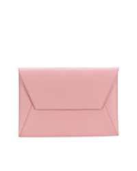 Розовый кожаный клатч от MM6 MAISON MARGIELA