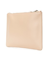 Розовый кожаный клатч от Jil Sander