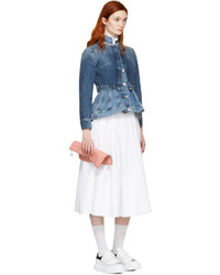 Розовый кожаный клатч от Alexander McQueen