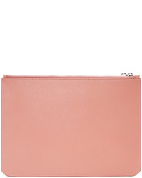 Розовый кожаный клатч от Alexander McQueen