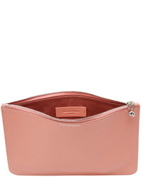 Розовый кожаный клатч от Alexander McQueen
