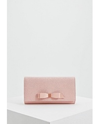 Розовый кожаный клатч от Ted Baker London