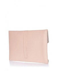 Розовый кожаный клатч от Topshop