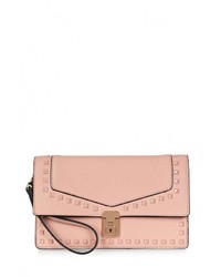 Розовый кожаный клатч от Topshop