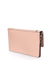 Розовый кожаный клатч от Topshop