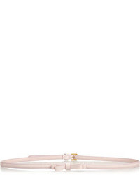 Женский розовый кожаный ремень от Miu Miu