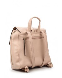 Женский розовый кожаный рюкзак от Baggini