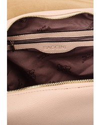 Женский розовый кожаный рюкзак от Baggini