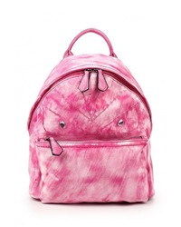 Женский розовый кожаный рюкзак от Chantal