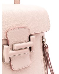 Женский розовый кожаный рюкзак от Tod's