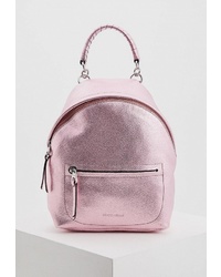 Женский розовый кожаный рюкзак от Coccinelle