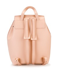Женский розовый кожаный рюкзак от Mansur Gavriel
