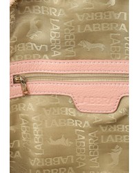 Женский розовый кожаный рюкзак от Labbra