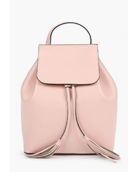 Женский розовый кожаный рюкзак от LAMANIA