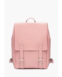 Женский розовый кожаный рюкзак от Lokis