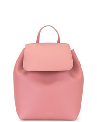 Женский розовый кожаный рюкзак от Mansur Gavriel