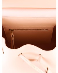 Женский розовый кожаный рюкзак от Mansur Gavriel