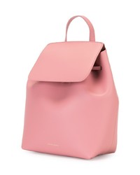 Женский розовый кожаный рюкзак от Mansur Gavriel