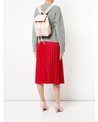 Женский розовый кожаный рюкзак от Mansur Gavriel