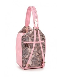 Женский розовый кожаный рюкзак от Vitacci
