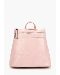 Женский розовый кожаный рюкзак от Vivian Royal