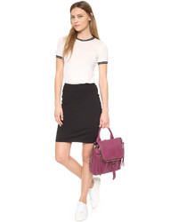 Женский розовый кожаный рюкзак от Botkier