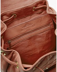 Женский розовый кожаный стеганый рюкзак от Urban Code