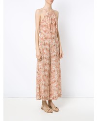 Розовый комбинезон с принтом от Andrea Marques