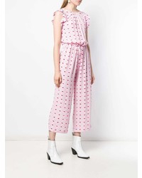 Розовый комбинезон с украшением от Vivetta