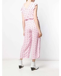 Розовый комбинезон с украшением от Vivetta