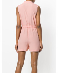 Розовый комбинезон с шортами от PIERRE BALMAIN