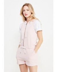 Розовый комбинезон с шортами от Jennyfer