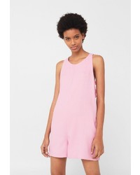 Розовый комбинезон с шортами от Mango