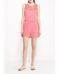 Розовый комбинезон с шортами от Naf Naf
