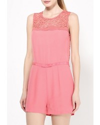 Розовый комбинезон с шортами от Naf Naf