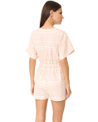 Розовый комбинезон с шортами от Mara Hoffman