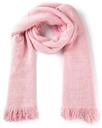 Женский розовый легкий шарф от Denis Colomb