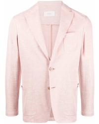 Мужской розовый льняной пиджак от Altea