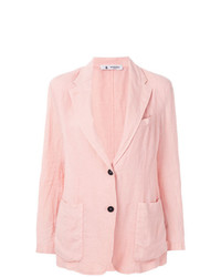 Женский розовый льняной пиджак от Barena