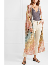 Женский розовый открытый кардиган от Missoni