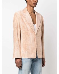 Мужской розовый пиджак с принтом от Séfr