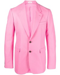 Мужской розовый пиджак от Alexander Mcqueen Eyewear