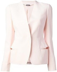 Женский розовый пиджак от Alexander McQueen